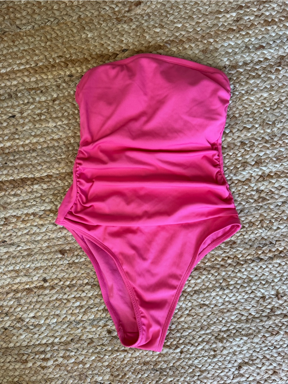 Shade & Shore Girls Bright Pink One-Piece Swimsuit